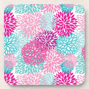 Bright Floral pattern 2 Coaster