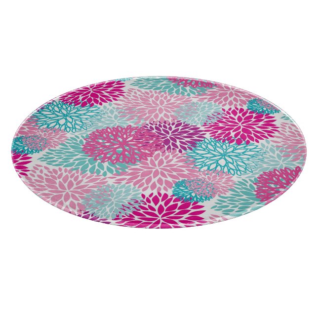Bright Floral pattern 2 Cutting Board (Corner)
