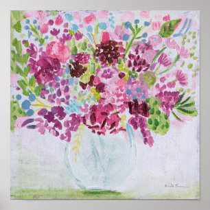 Bright Flower Bouquet Poster