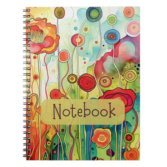 Bright Flower Notebook (Front)