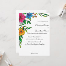 Bright Flower Spring Summer Wedding