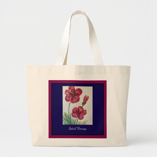 Bright Flower Tote Bag (Front)