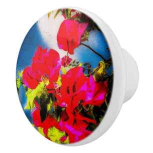 Bright Flowers Ceramic Pull
