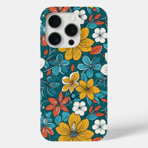 Bright Flowers, Dark Background iPhone 15 Pro Case