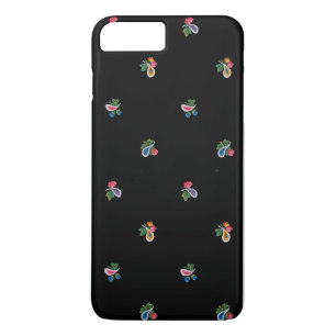 Bright Flowers, Leaves and Paisleys Black Case-Mate iPhone Case