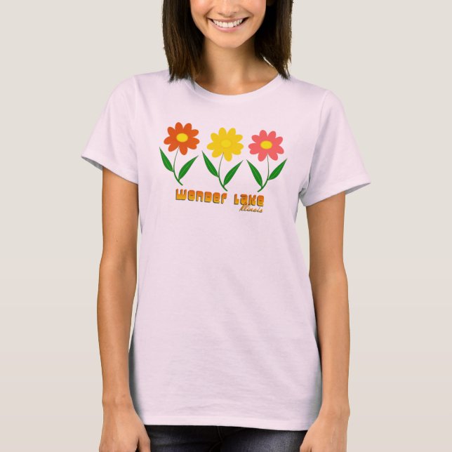 Bright Flowers Women's Basic Tank Top (Front)