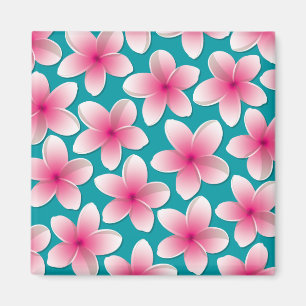 Bright Frangipani/ Plumeria flowers Magnet