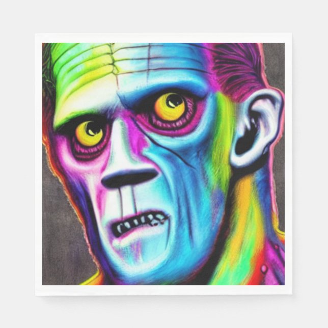 Bright Frankenstein Napkin (Front)