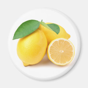 Bright & Fresh Yellow Lemons Magnet