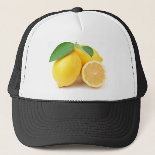 Bright & Fresh Yellow Lemons Trucker Hat