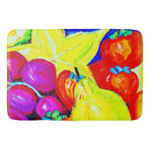 Bright Fruits and Stellar Skies. Buy Now Bath Mat