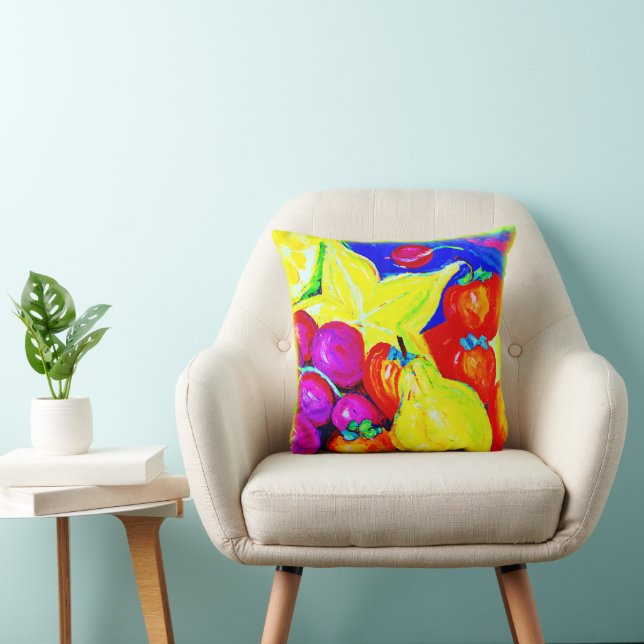 Bright Fruits and Stellar Skies. Buy Now Cushion (Chair)