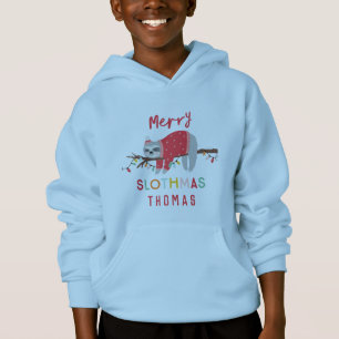 Bright fun sloth Christmas
