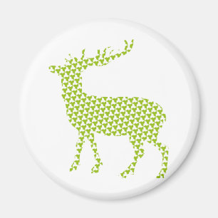 Bright funky deer magnet