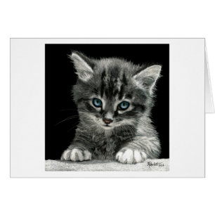 "Bright Future" Kitten Card - White Background
