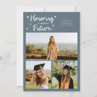 Bright Future Stars Multi Photo Slate Blue Grad
