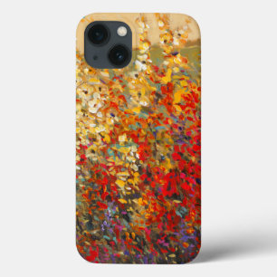 Bright Garden Mural of Spring Wildflowers iPhone 13 Case