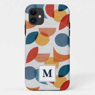 Bright Geometric Abstract Midcentury Modern  Case-Mate iPhone Case