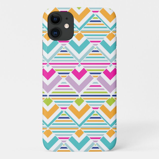 Bright Geometric Case-Mate iPhone Case (Back)