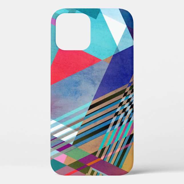 Bright Geometric: Colourful Abstract Background Case-Mate iPhone Case (Back)