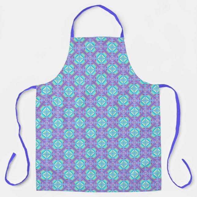 Bright Geometric Design  Apron (Front)
