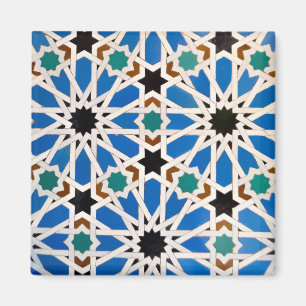 Bright Geometric Moroccan Magnet