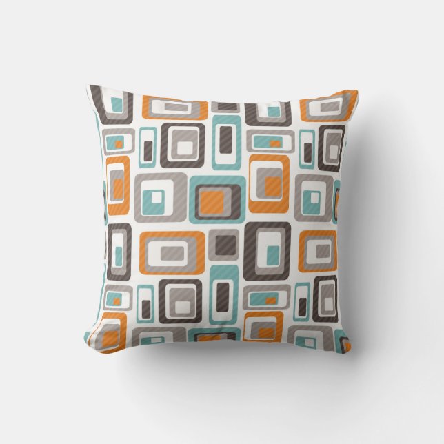 Bright geometric pattern.  cushion (Front)