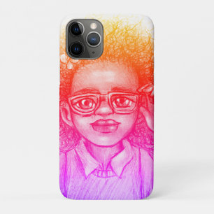 Bright Girl with Glasses Case-Mate iPhone Case