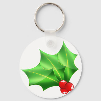 Bright_glass_hollies Key Ring