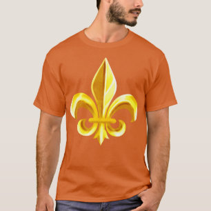 Bright Golden Fleur De Lis T-Shirt