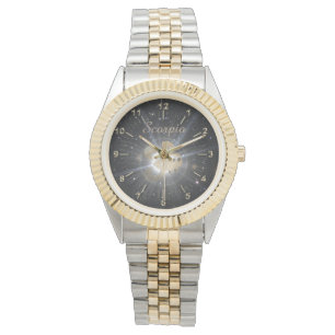 Bright golden Scorpio Watch
