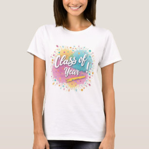 Bright Graduation Year Design – Customisable T-Shirt