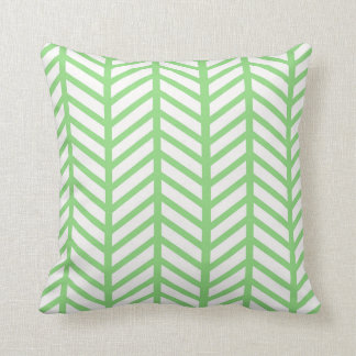 Bright Green Chevron Folders Cushion