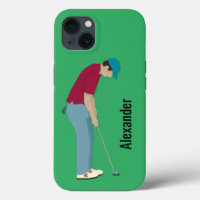 Bright Green Golfing Themed