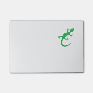 Bright Green Lizard Post-it Notes