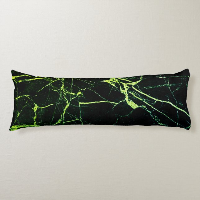 Bright Green Marble  Body Cushion (Front)