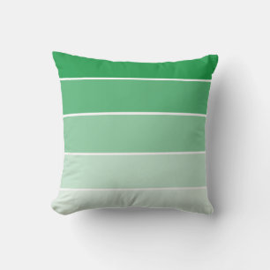 Bright Green Paint Samples Cushion