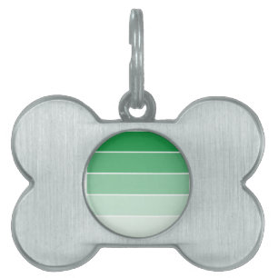 Bright Green Paint Samples Pet Name Tag