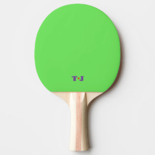 Bright Green Ping Pong Paddle