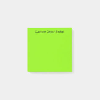 Bright Green Post-it Notes