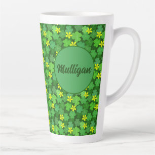 Bright Green Shamrock Coffee Mug