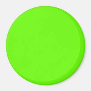 Bright green (solid colour) magnet