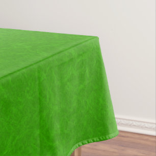 Bright green textured surface swirling pattern tablecloth
