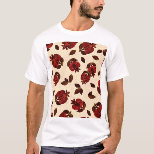 Bright grenades: handmade repeating pattern. T-Shirt