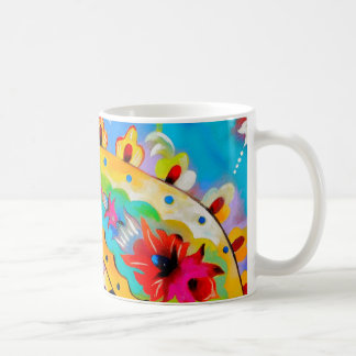 bright gypsy patterned paisley mug