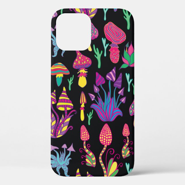 Bright,hallucinogenic,decorative,fantastic mushroo Case-Mate iPhone case (Back)