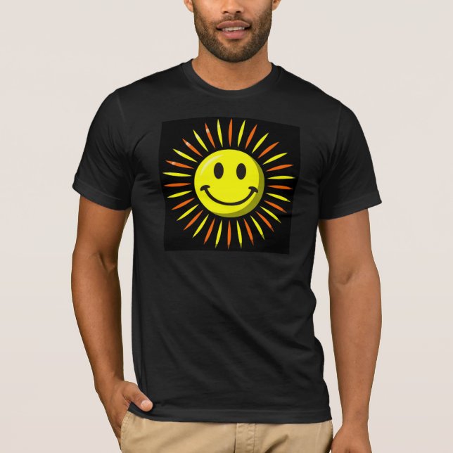 Bright Happy Smile - Face T-Shirt (Front)
