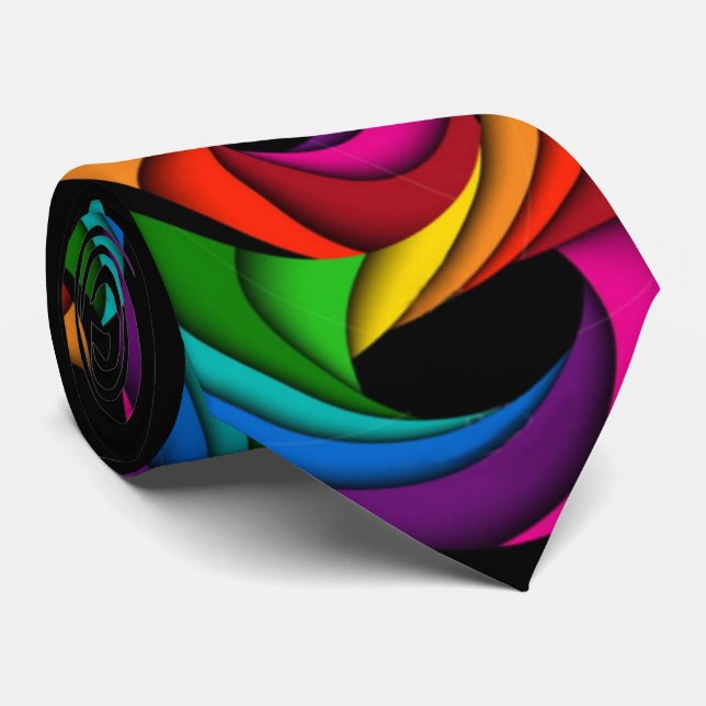 bright happy tie (Rolled)