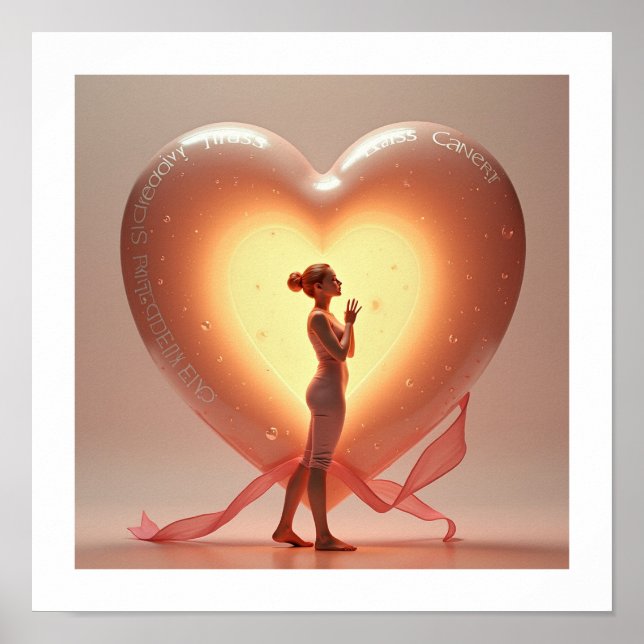 Bright heart poster (Front)