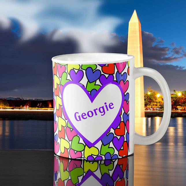 Bright hearts coffee mug (Creator Uploaded)